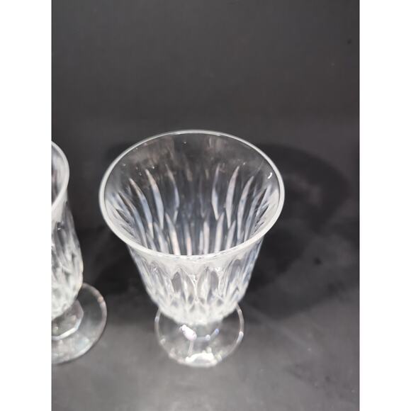 Fostoria Kimberly Iced Tea‎ Goblets, 6.25" Glasses Set of 2, Vtg Glass Drinkware - Picture 5 of 9